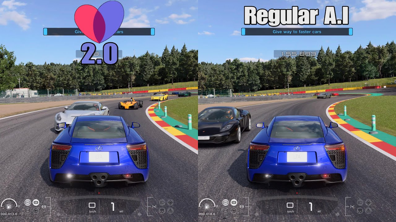 Gran Turismo 7 | A.I Comparison GT Sophy 2.0 Vs Regular A.I