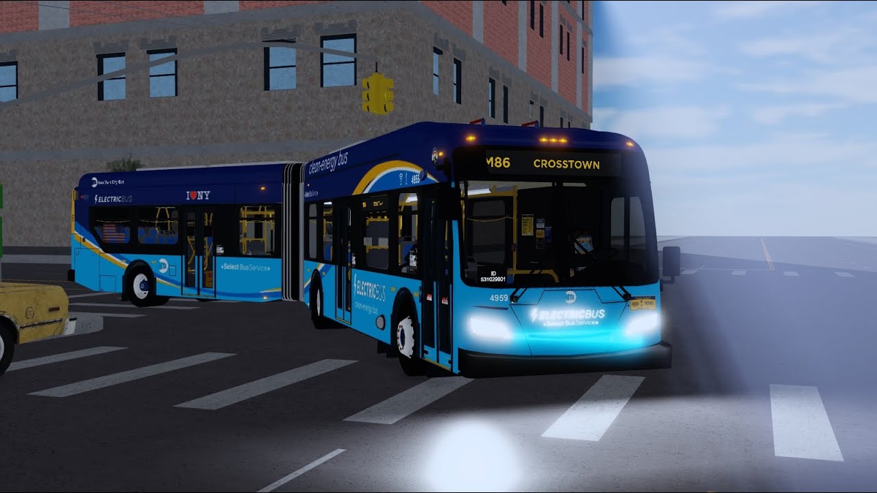 MTA Roblox: New Flyer XE60 4957 on M86 +SBS!