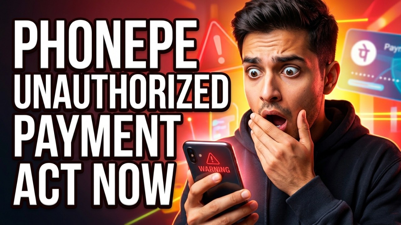 Несанкционированные транзакции в PhonePe | Что делать в первую очередь