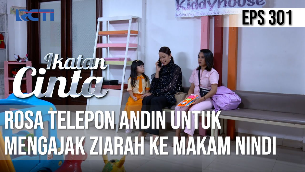 IKATAN CINTA - Andin Senang Banget Saat Diajak Ziarah Ke Makam Nindi
