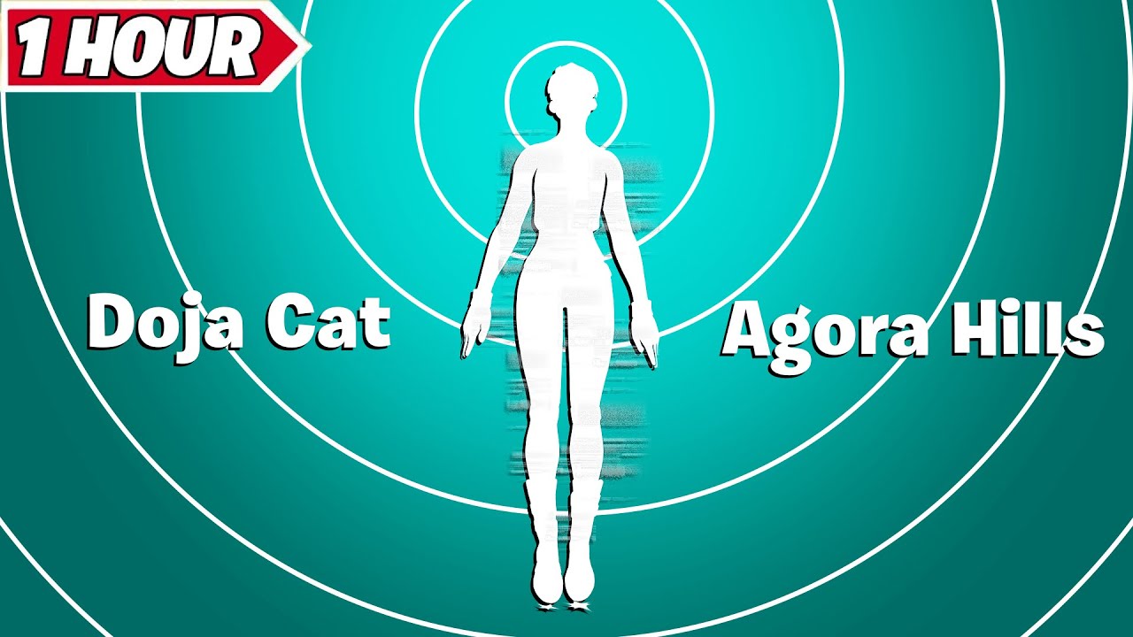 Fortnite Agora Hills Emote 1 Hour! ( Doja Cat - Agora Hills )