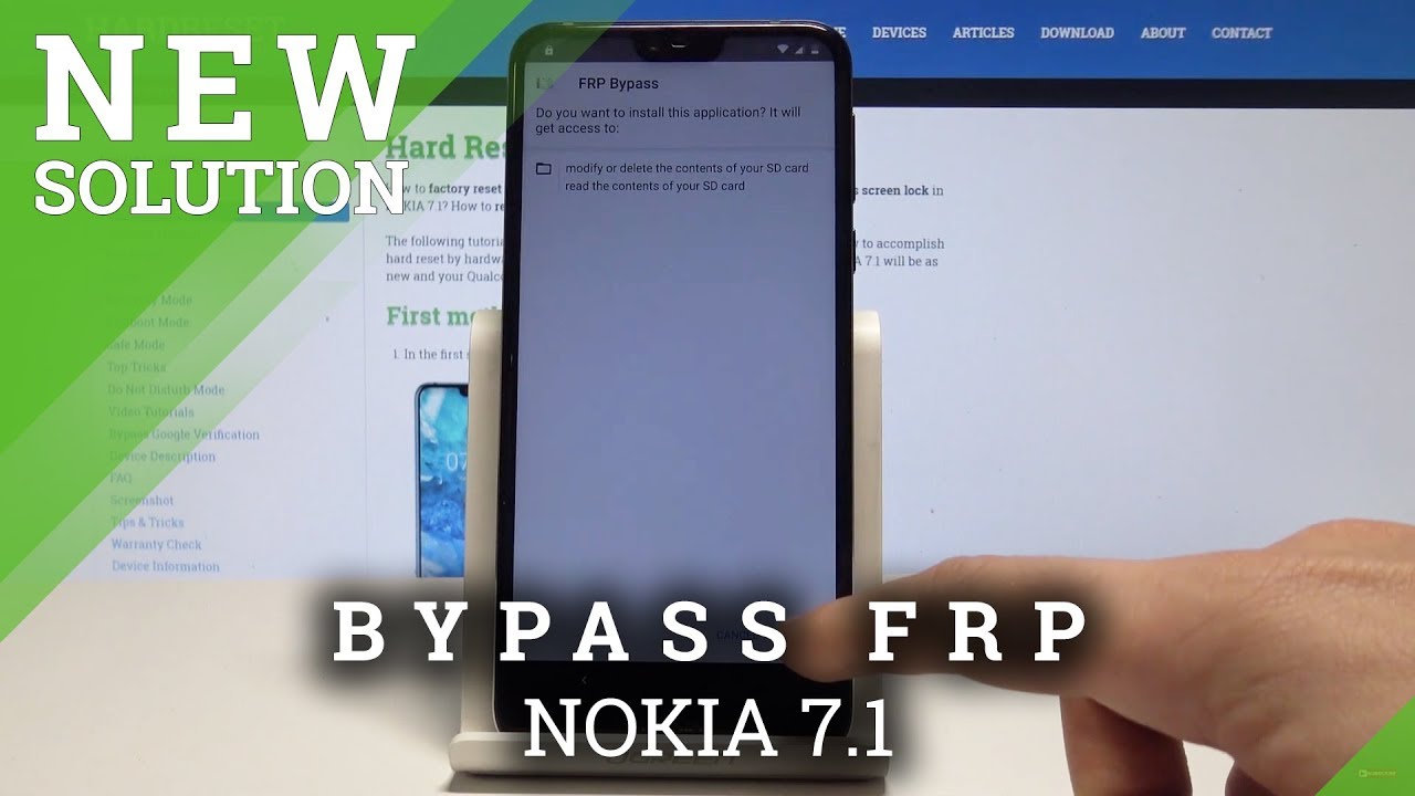 Bypass Google Verification NOKIA 7.1 - Unlock FRP Android 9 / Remove Google Protection