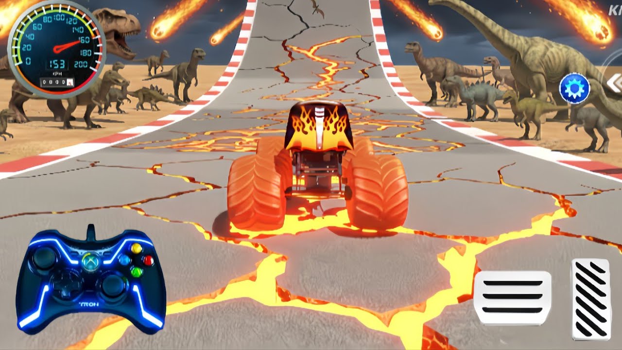 Mega Ramp Challenge 😱 Ultimate GT Monster Truck Stunts | Android Gameplay #4 