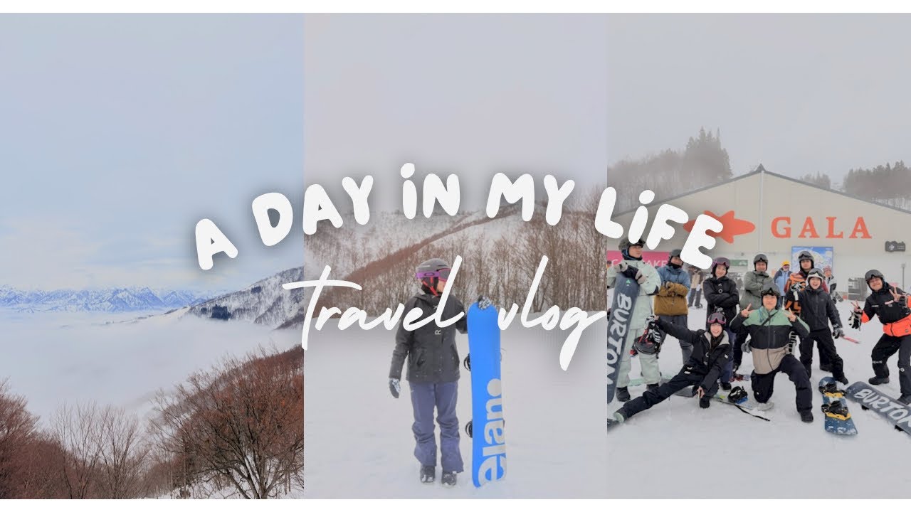 Our First Snowboard Experience at Gala Yuzawa ❄️🏂