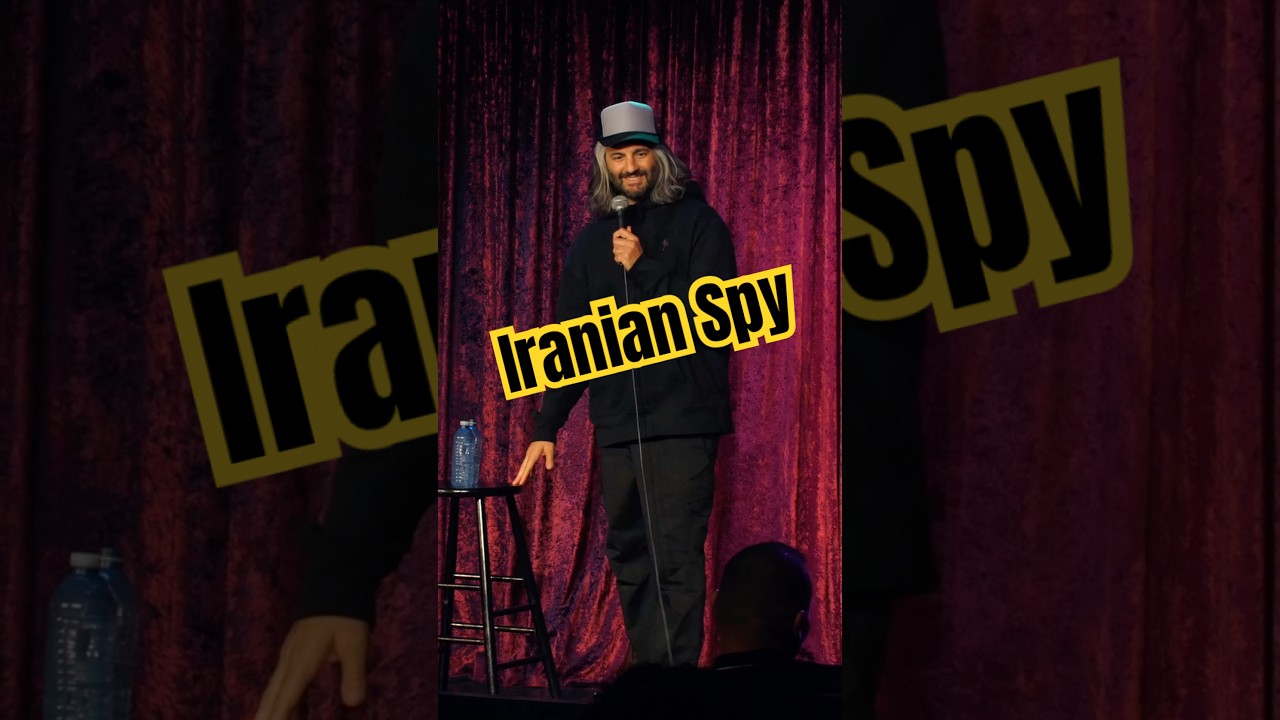 Iranian Government sent spies 🕵🏽&zwj;♂️😬#standup #comedy #amirk #jokeoftheday #crowdwork