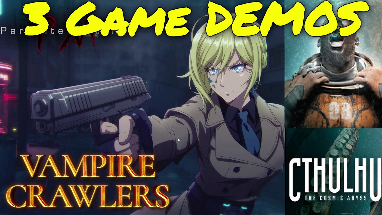 VAMPIRES, HOT LADIES AND ELDRITCH HORRORS - 3 Game Demos
