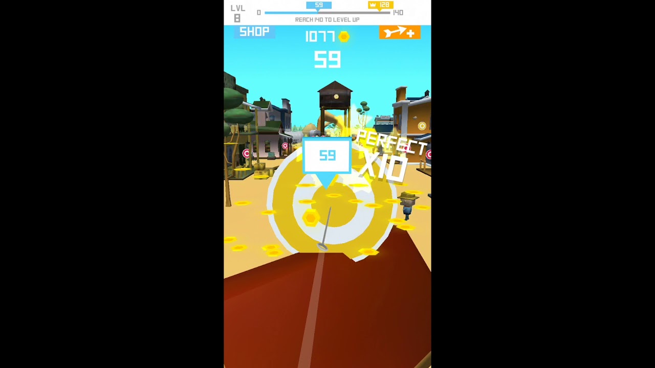 Trying to LEVEL UP at Flying Arrow app game - FUN GAME! GAMEPLAY!