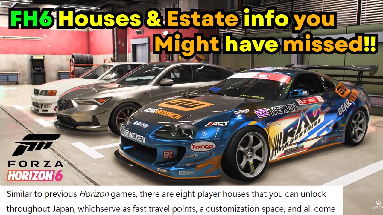 В домах и поместьях Forza Horizon 6 есть несколько скрытых деталей, которые вы могли пропустить!