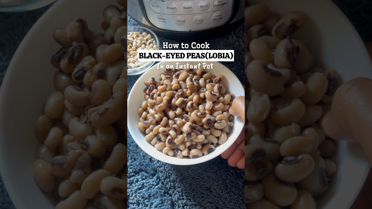 #Efficient Cooking: Black Eyed Peas (Lobia) in 4 Minutes with Instant Pot