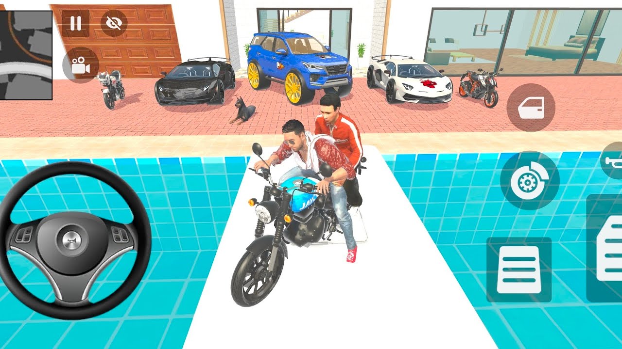 🥰-Franklin Papa ko 1️⃣ Modified Golden Blue Fortuner 🚗 Gift Diya 🎁 in Indian Theft Auto Simulator 🎮