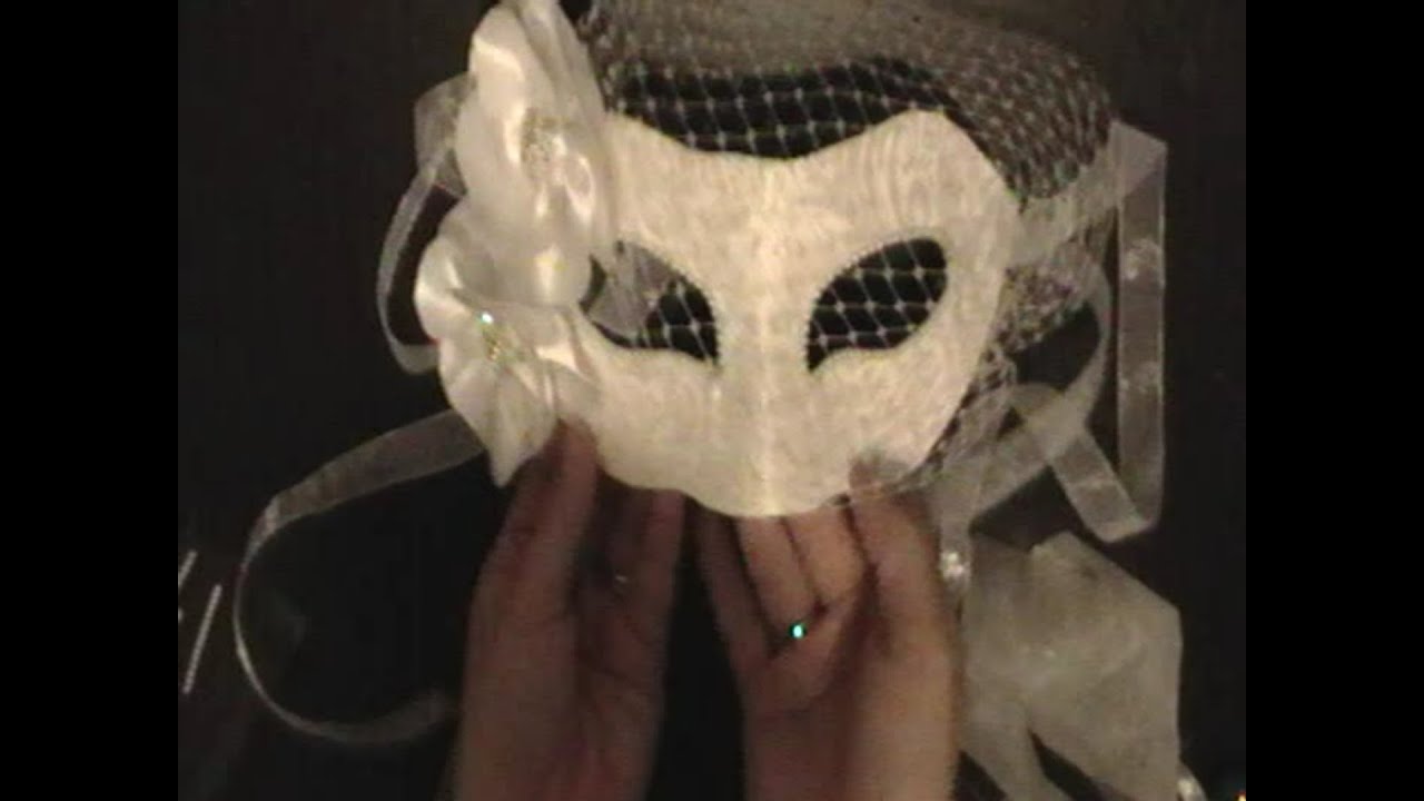White Masquerade Mask