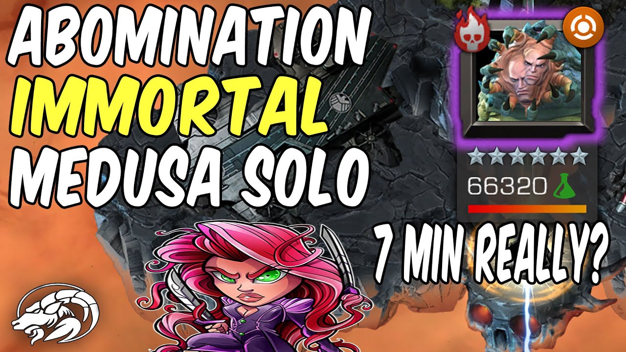 Medusa vs Abomination (Immortal) Cavalier | Marvel Contest of Champions