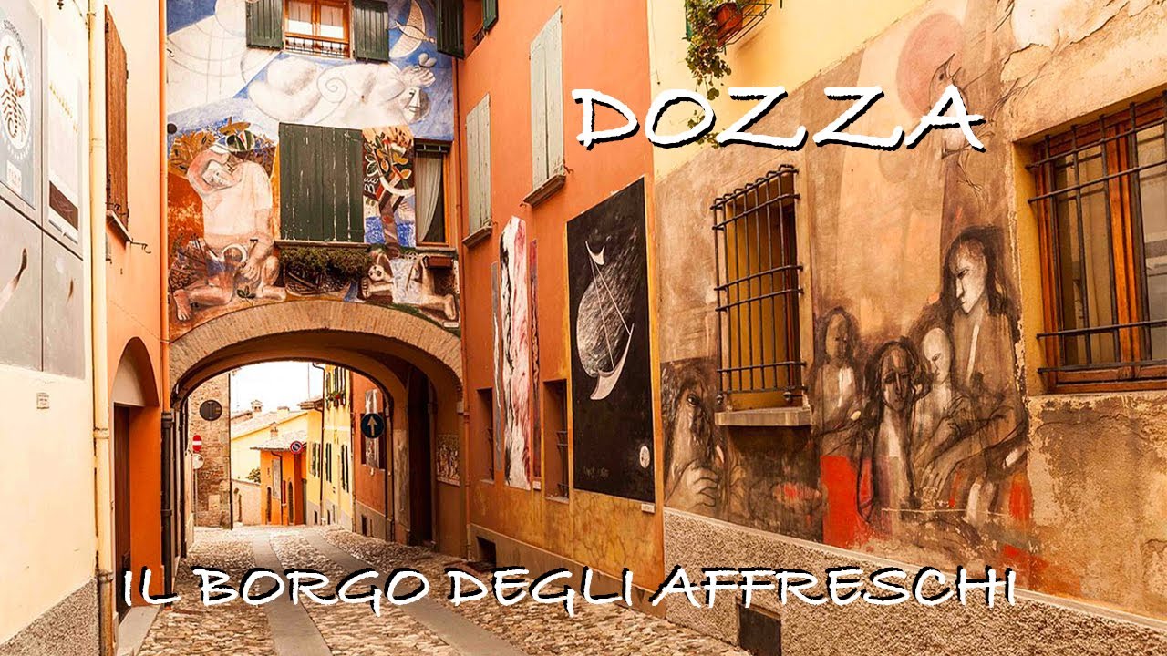 🇮🇹 DOZZA (Bologna): il borgo degli affreschi e dei murales 👨🏻&zwj;🎨