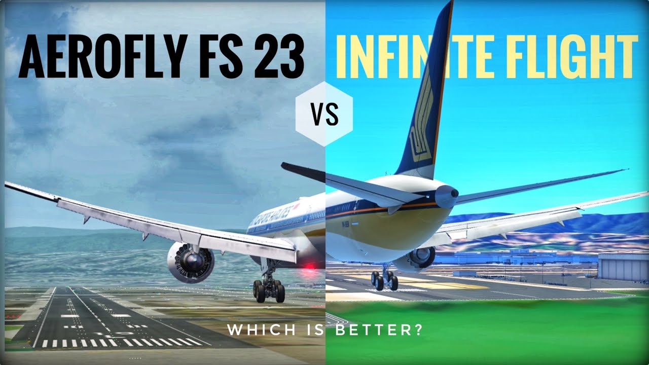 *PAID*Infinite flight vs Aerofly FS 2023|Which is best simulator in 2023? @infiniteflight ​⁠