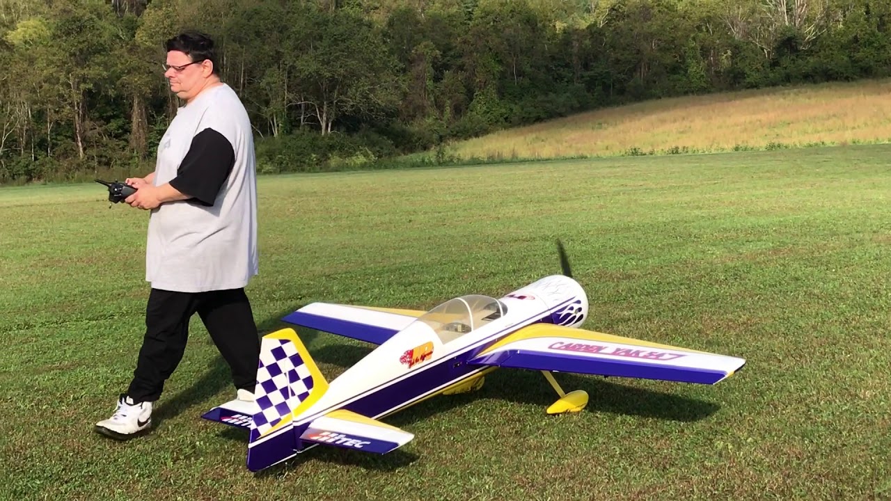 Carden Yak 54 Crash/wreck 3d rc airplane second solo