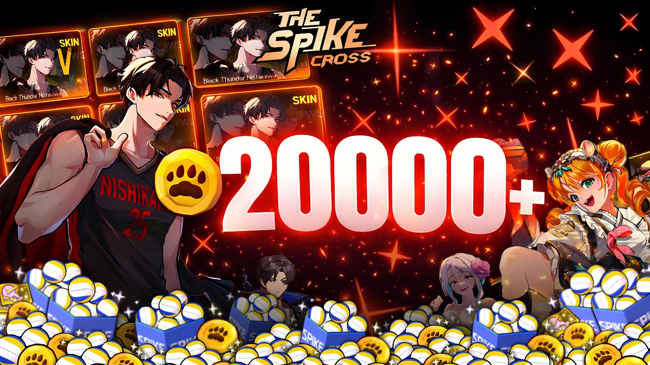Black Thunder Nishikawa!? Skin Remake | Tiger Eyes Gacha | The Spike Cross
