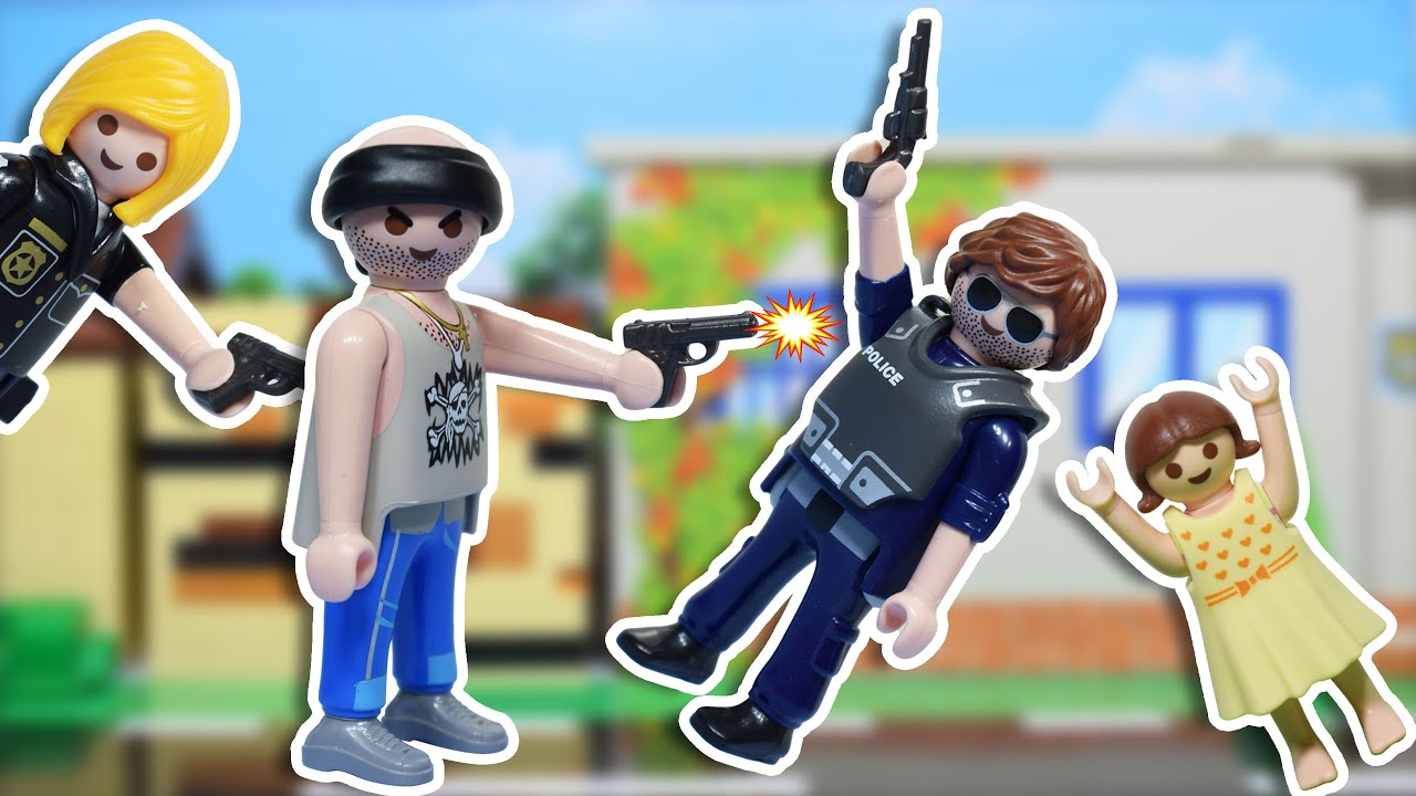 ملقاط الحرامي ضرب الظابط وليد بالمسدس - عائلة ساندي - قصص اطفال