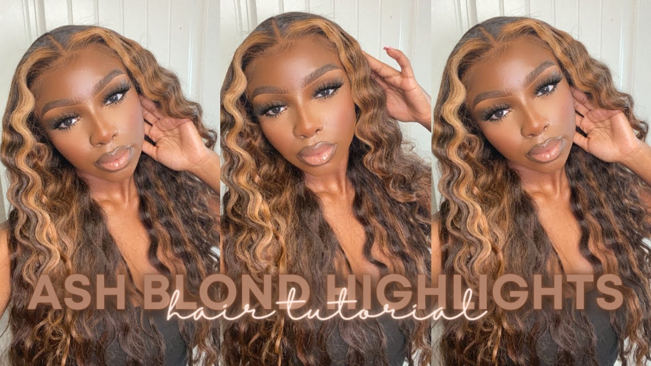 PERFECT Easy Summer Vacation Ash Blonde Patch with Highlights on a Frontal Wig Tutorial