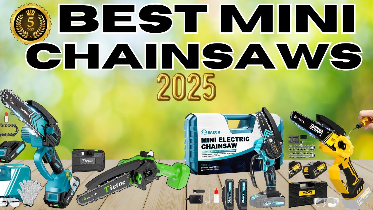 Пять лучших мини-бензопил 2025 года для каждого садовода! 🌳