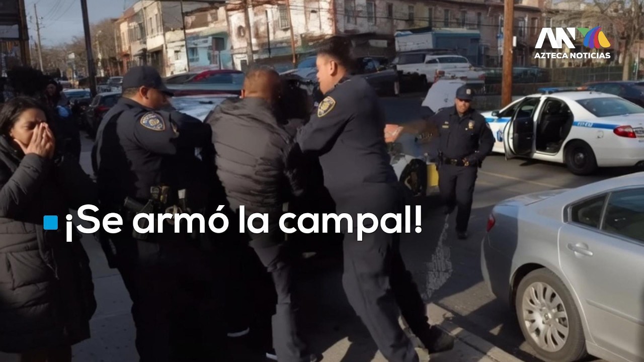A cachetadas: Policías y vecinos se enfrentan tras alarma silenciosa en Tlatelolco
