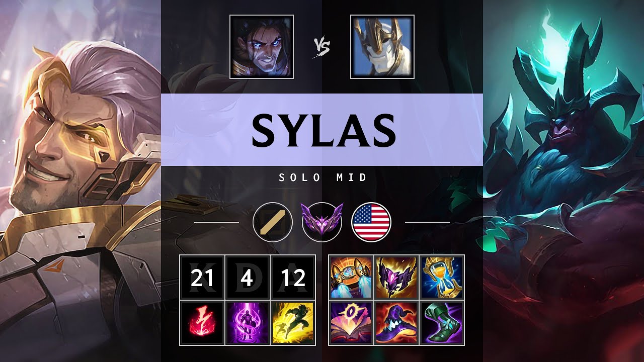 Sylas Mid vs Galio: Dominating - NA Master Patch 14.19