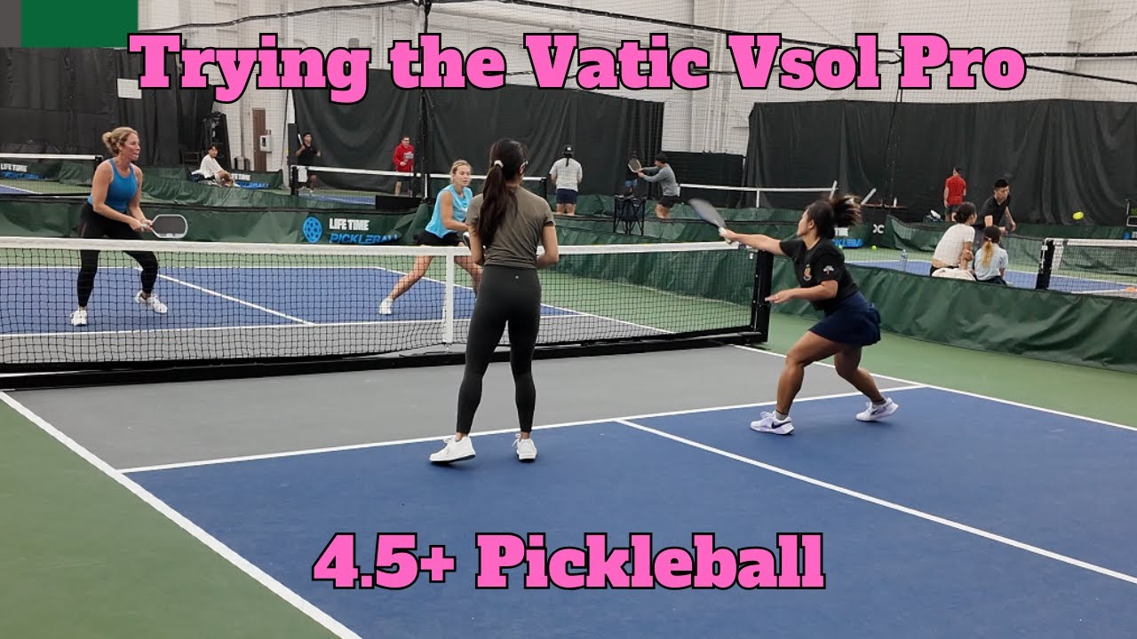 Trying the Vatic Vsol Pro (4.5+ Pickleball)
