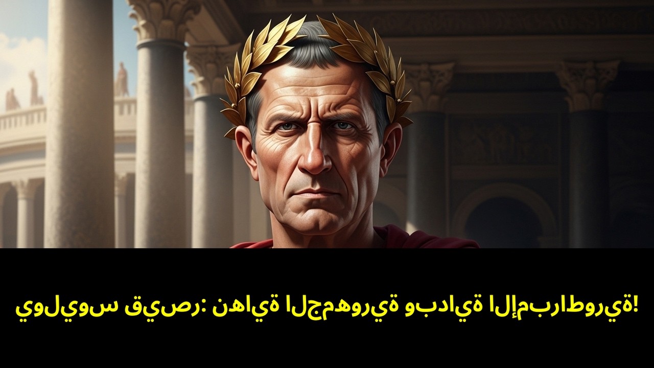 يوليوس قيصر  نهاية الجمهورية وبداية الإمبراطورية!