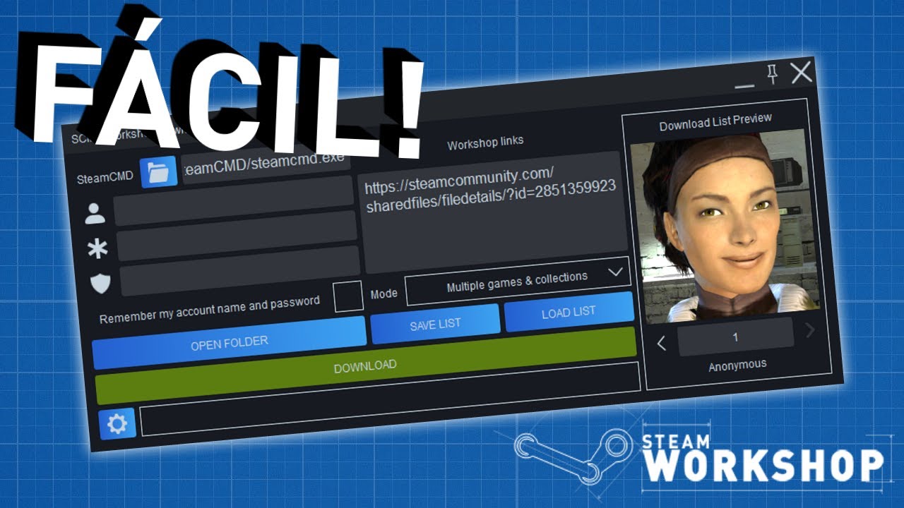 DESCARGAR MODS y COLECCIONES de STEAM WORKSHOP con SCMD Workshop Downloader 2