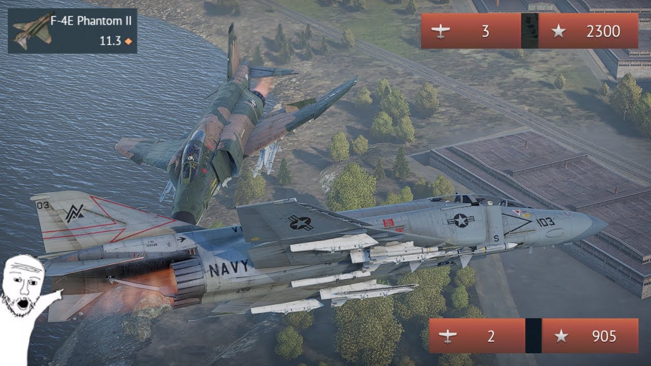 LEGENDARY F-4E Phantom II &ndash; Not a Bad Fighter! War Thunder! [Gameplay + Memes]