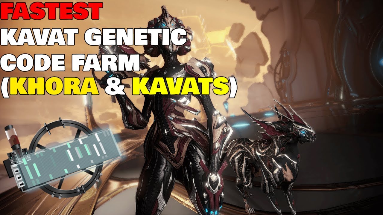 How to Farm Kavat Genetic Codes FAST - Warframe