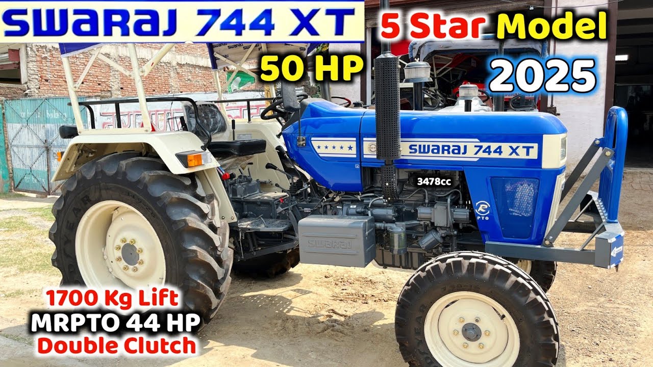 Swaraj 744 XT New Model 2025 | Swaraj 744 XT 50 HP | Swaraj 744 XT 5 star New Model 2025 | #swaraj
