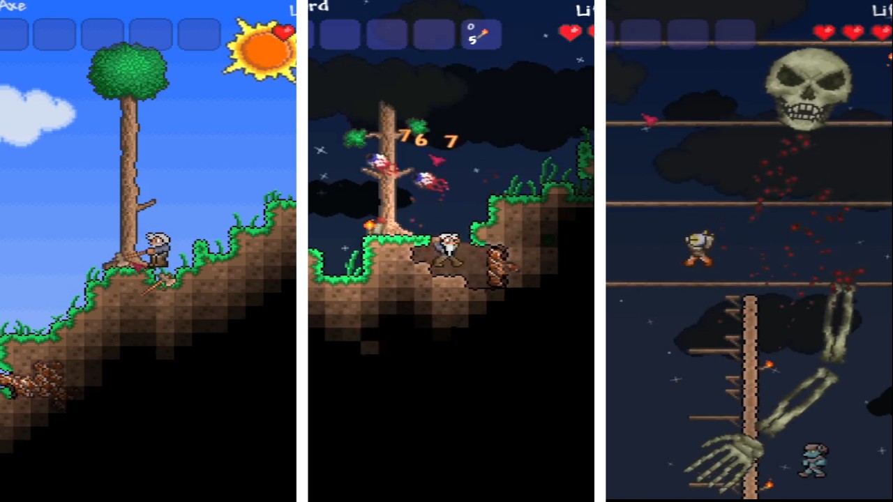 battre skeletron sur terraria BETA… j’étais pas prêt