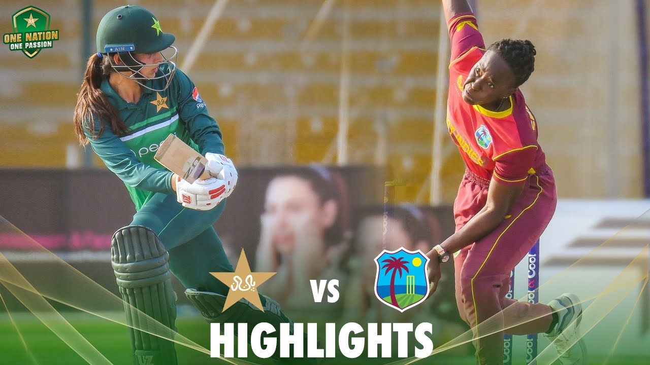 Full Highlights | Cool & Cool Pakistan Women vs West Indies Women | 1st ODI | PCB | MA2T