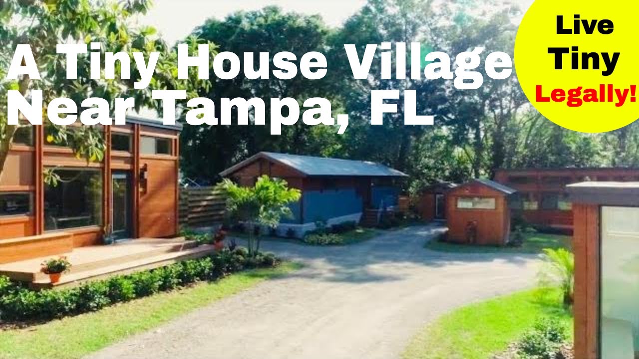 An Escape Tiny House Community Built Near Tampa, Florida