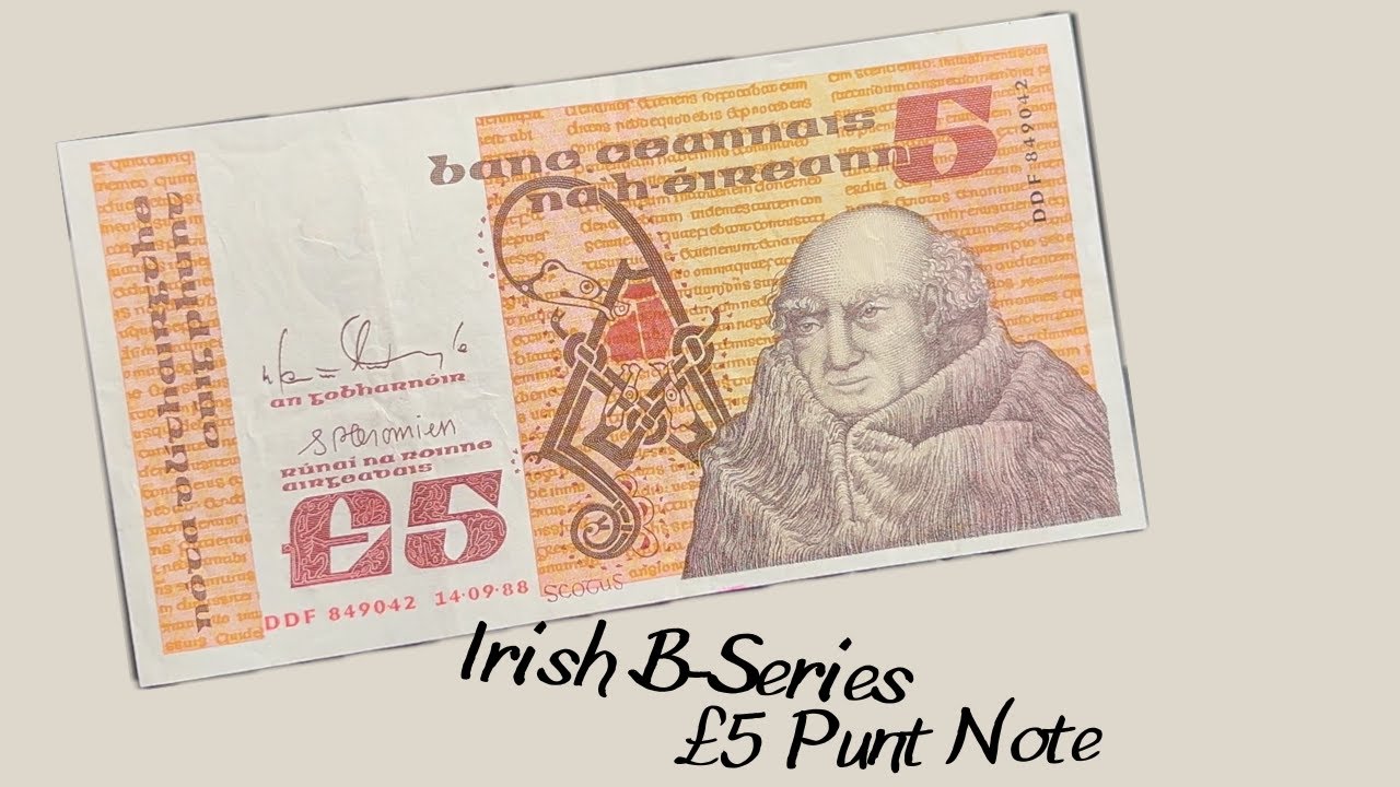 Exploring the Irish B-Series £5 Punt Note: Design, History, and Rarity Revealed