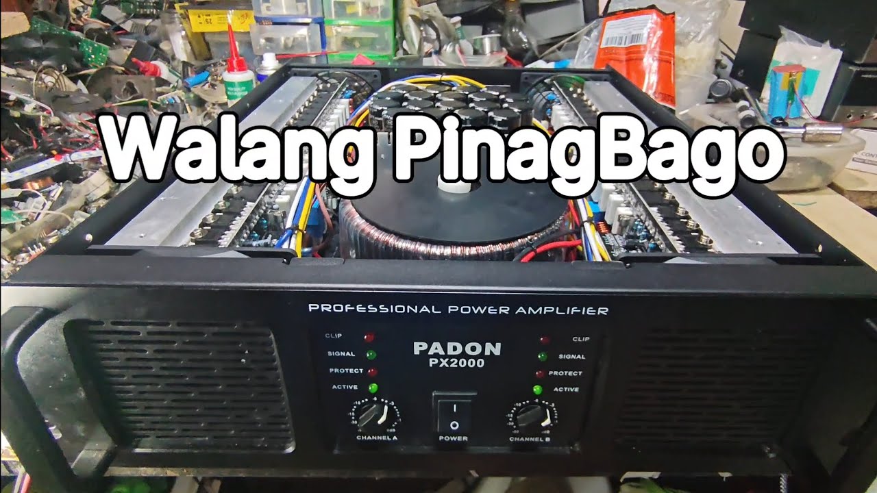 Walang Pinag Bago PADON PX2000 Solid Parin? #share #soundsystem #poweramplifier #padon 