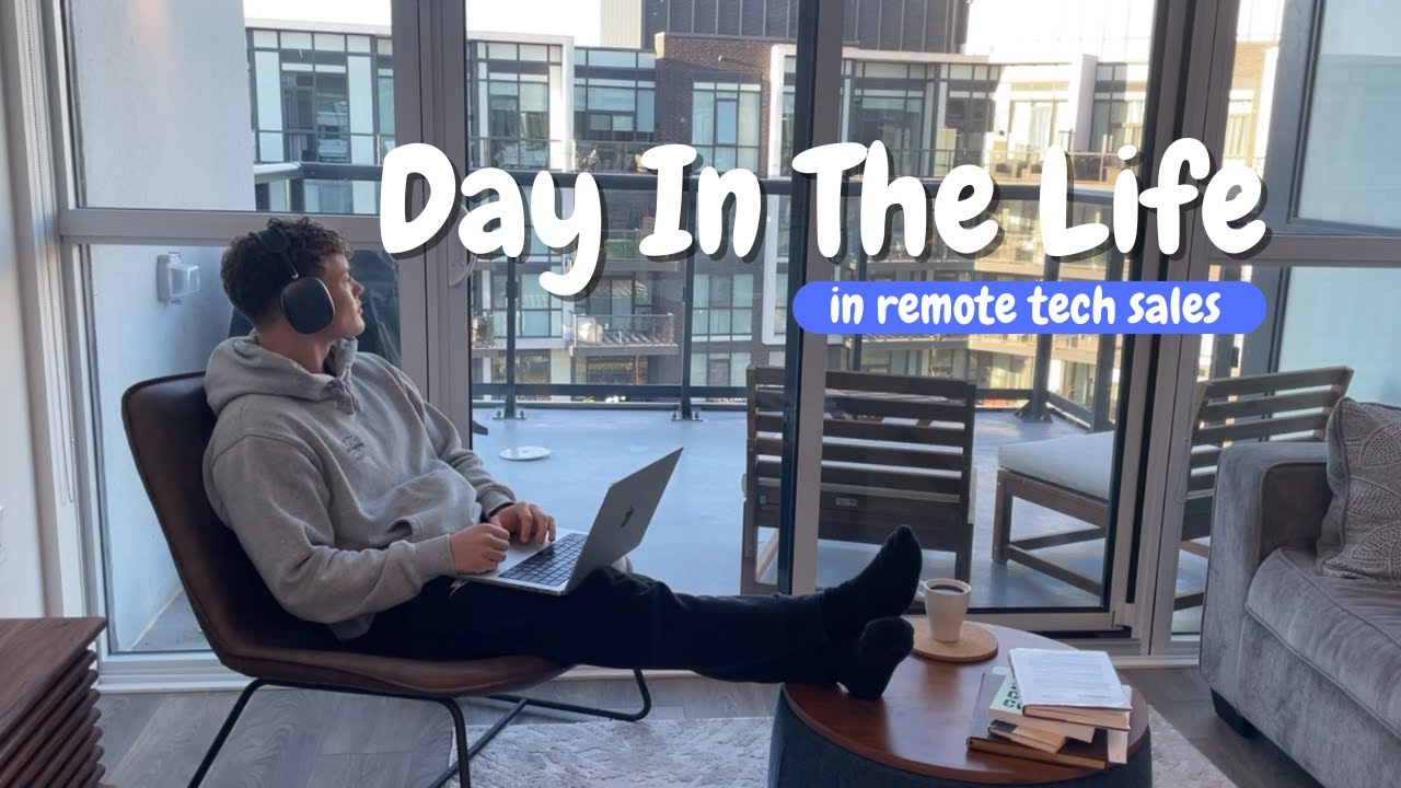 Day In The Life Working Remotely in Tech Sales | WFH, Meetings, Cold calling, Routine