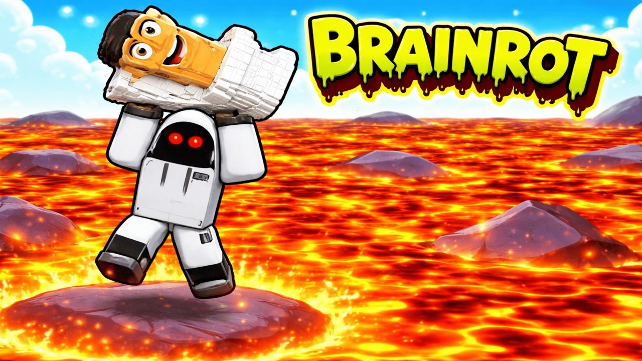 Roblox Survive Lava For BRAINROTS! NEW GAME!*