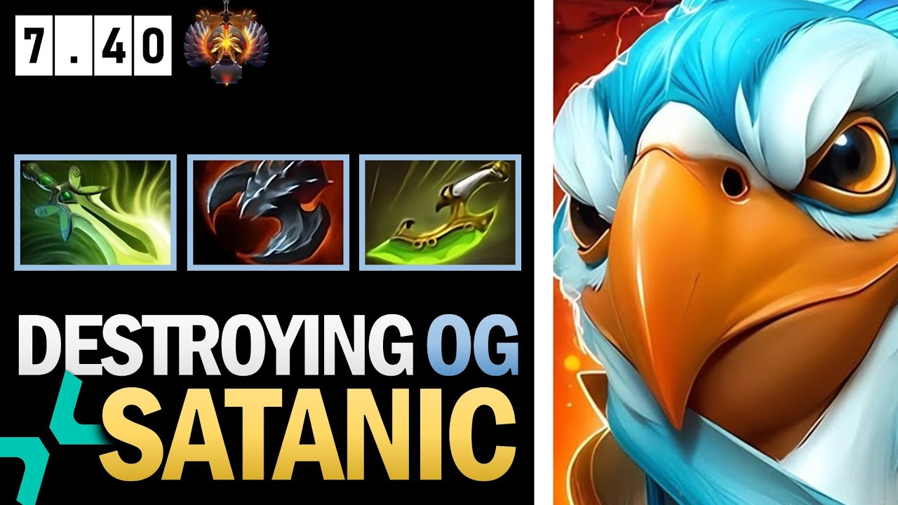 Parivision.Satanic Kez destroying OG - Gameplay Dota
