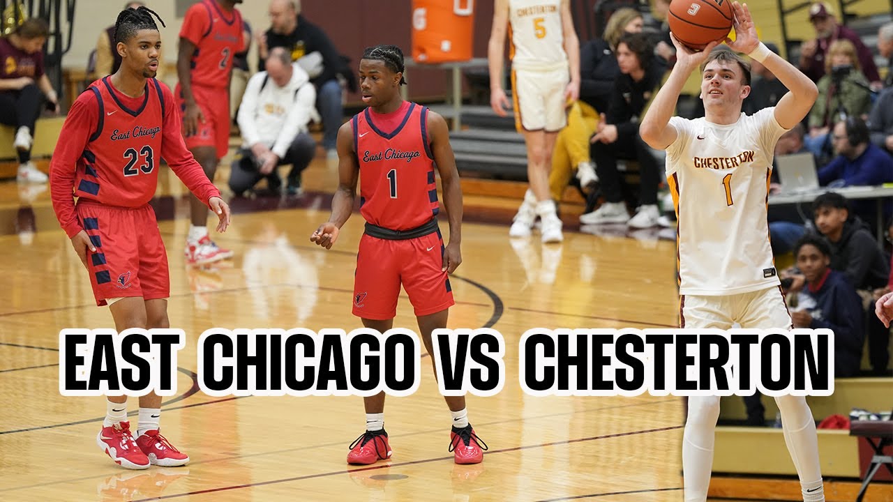 EAST CHICAGO CENTRAL VS CHESTERTON , EC PULLS AWAY IN SECOND HALF !!