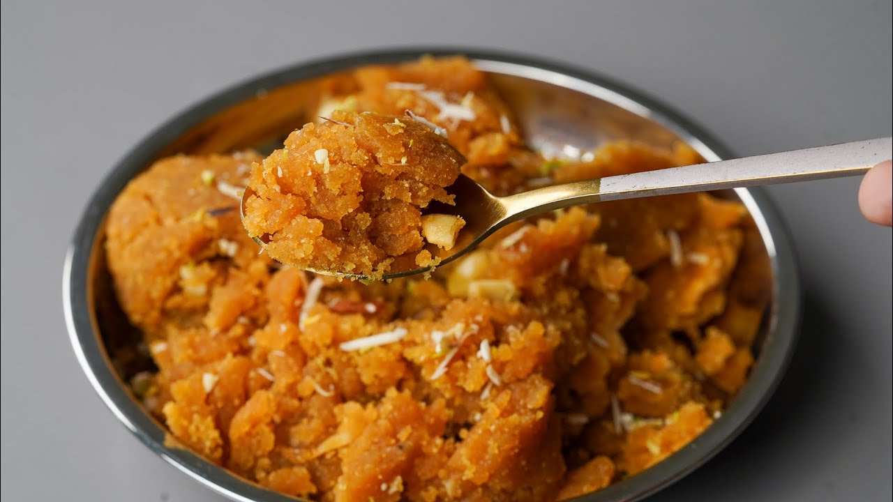 10 Min. Easy Besan Halwa Recipe | Instant Suji Besan Halwa | Gram Flour Dessert Recipe | Besan Halwa