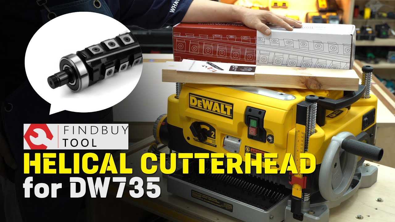 Винтовая режущая головка для DeWalt DW735 / FindBuyTool / Review