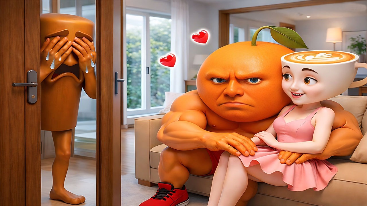 Ballerina Cappuccina Love U DIN DIN DUN in Granny House | Funny Horror Animation