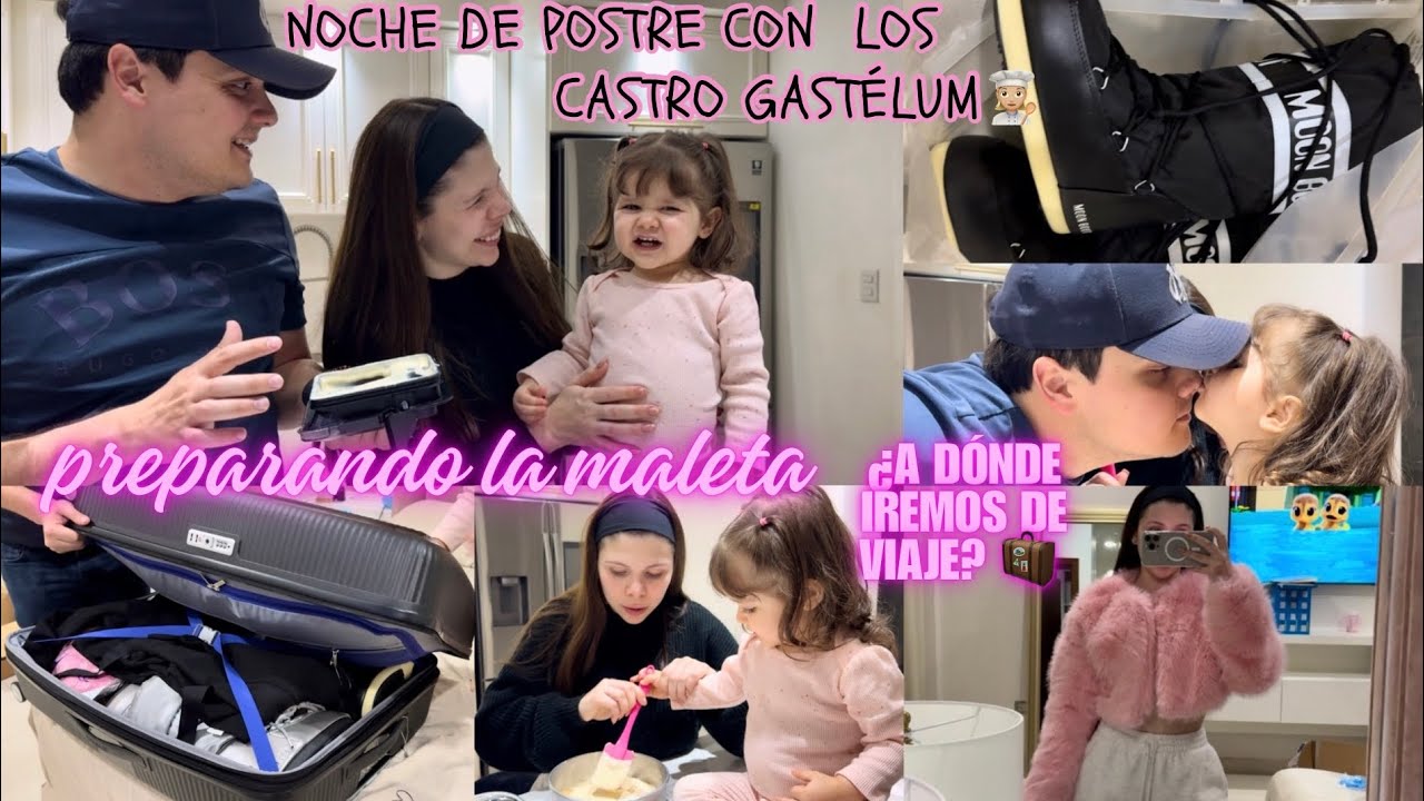 EN LA COCINA CON LOS CASTRO GASTÉLUM (PAY DE GALLETA) + PREPARÁNDONOS PARA UN VIAJE | VLOG