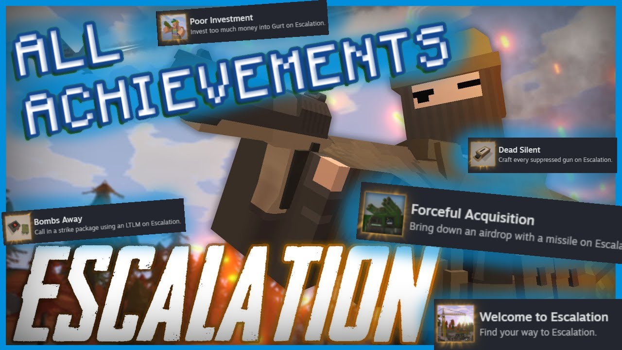 НОВЫЙ UNTURNED ESCALATION — ПОЛНОЕ РУКОВОДСТВО ПО ДОСТИЖЕНИЯМ
