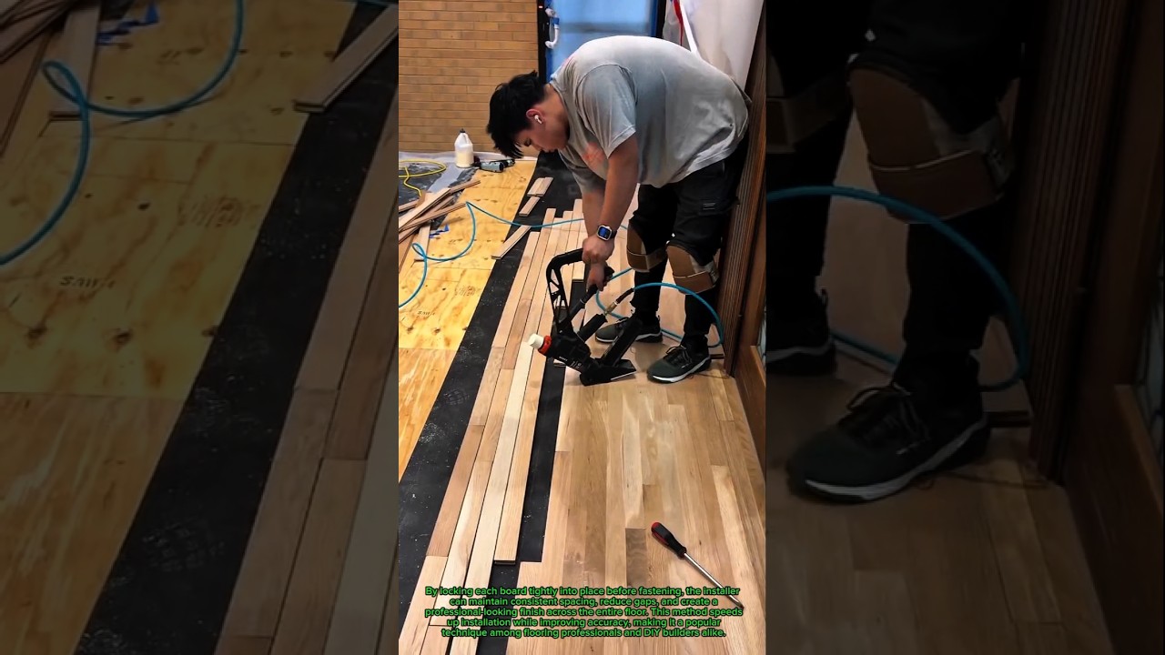 This Flooring Installation Tool Is a Game Changer! ⚒️ Hardwood Floor Nailing Hack That Saves Time
