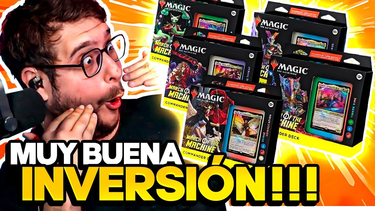 ESTOS DECK COMMANDER SON... ALGUNOS PESIMOS Y OTROS INCREIBLES!! March Of The Machines