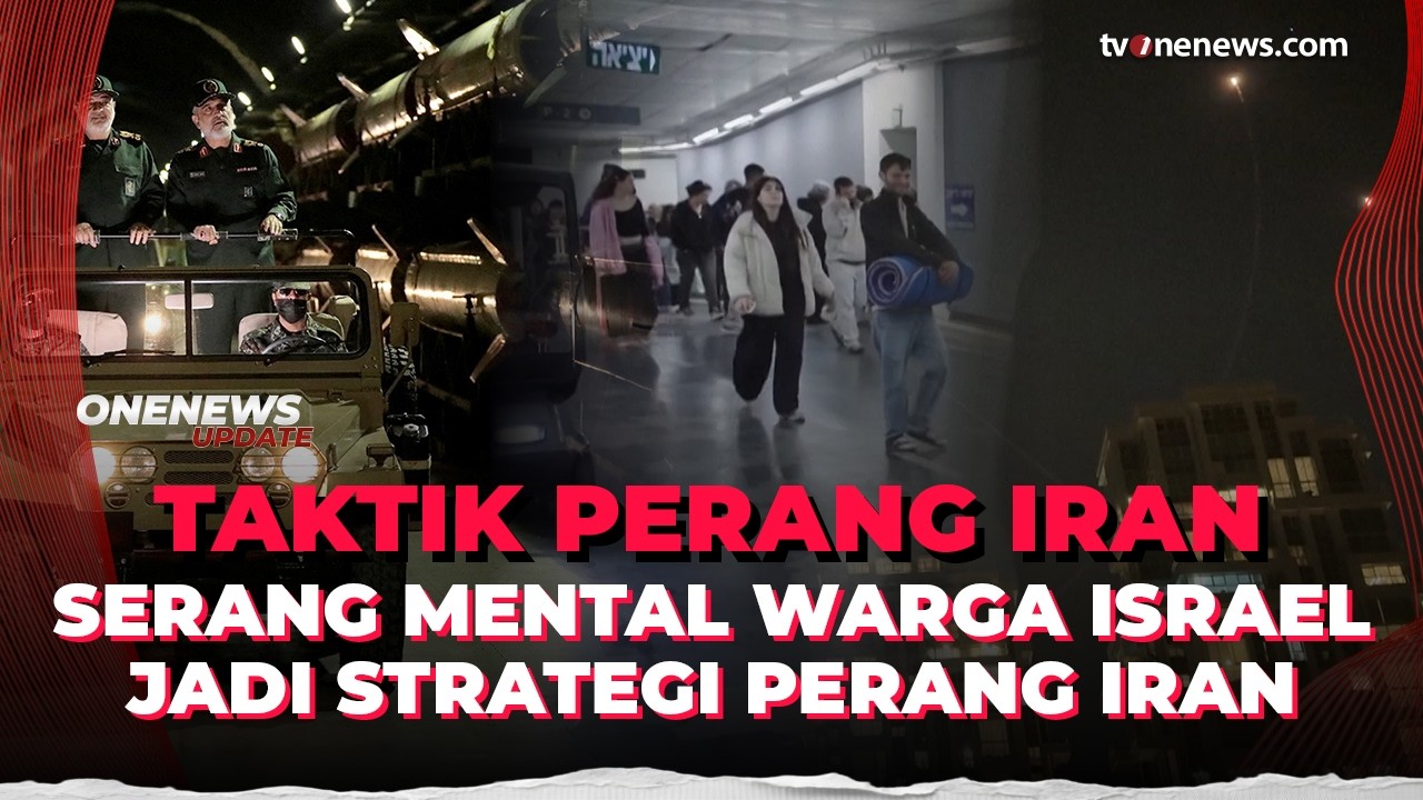Tak Beri Waktu Istirahat Warga Israel Tak Istirahat Jadi Strategi Perang Iran | OneNews Update