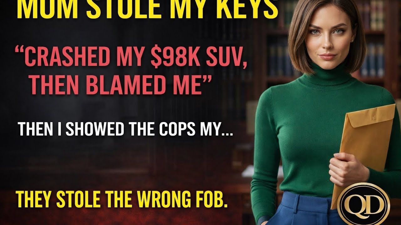 Mom Totaled My $98k SUV & Told Police I Did It—Then I Showed Them My Security App.