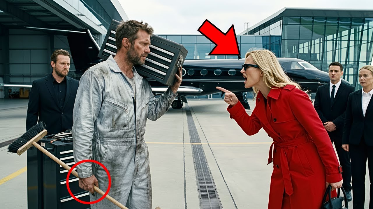 Billionaire Scoffs at Single Dad Mechanic — Until Her $90M Jet Comes Alive